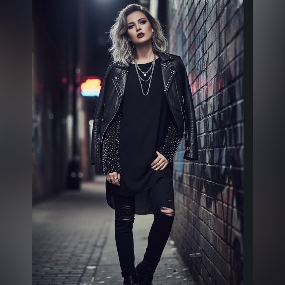 English Rose dress in Med  great condition
Pure black